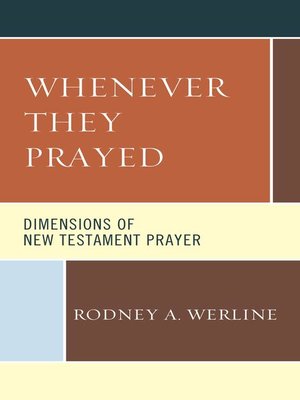 cover image of Whenever They Prayed